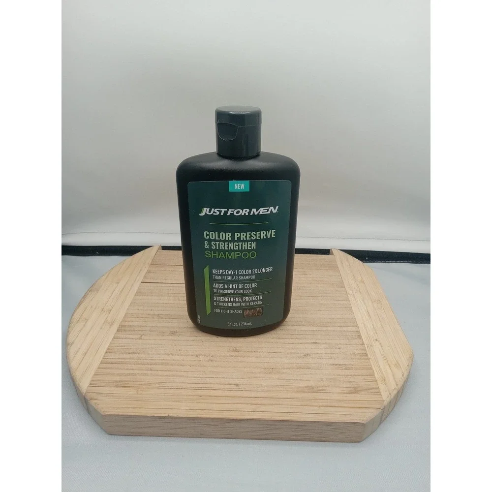 Just For Men Color Preserve & Strengthen Shampoo -‎ 8 oz, Light Shades